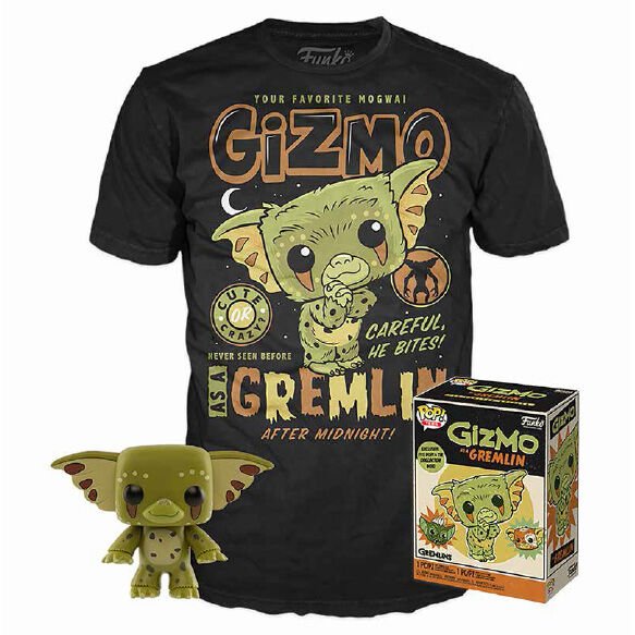 Set figura POP & Tee Gremlins Gizmo Exclusive TALLA S