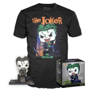 Set figura POP & Tee DC Comics Jim Lee Joker TALLA M