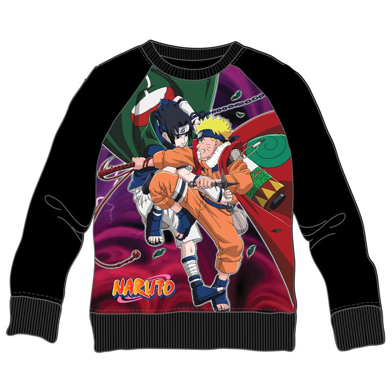 Sudadera Naruto Sasuke Fight Naruto infantil TALLA 4a