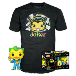 Set figura POP & Tee DC Comics Batman Joker Exclusive TALLA XL