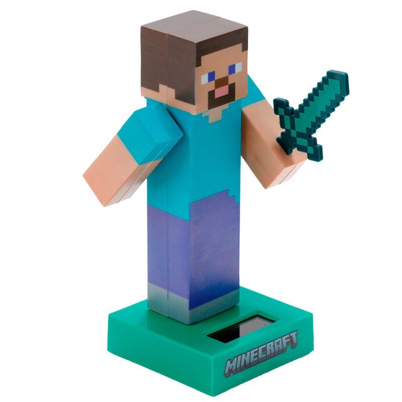 Muñeco solar Steve Minecraft - Imagen 2
