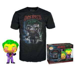 Set figura POP & Tee DC Comics Joker TALLA L