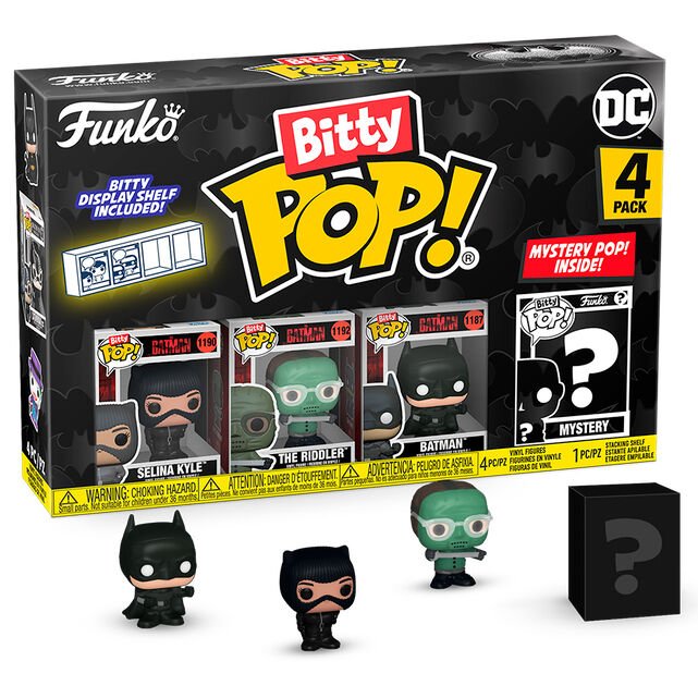 Blister 4 figuras Bitty POP DC Comics Batman Selina Kyle