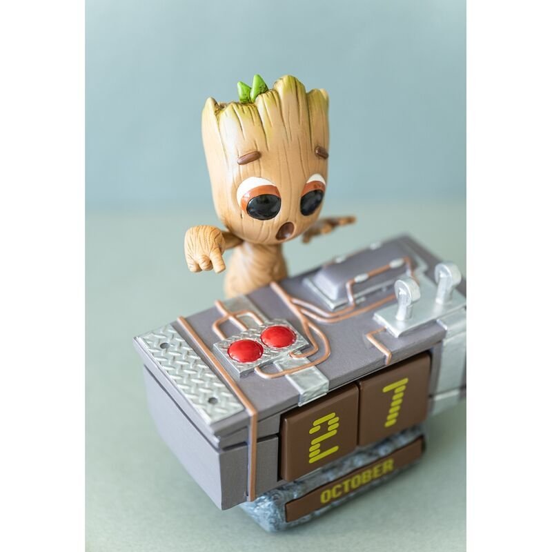 Calendario Perpetuo 3D Groot Death Button Guardianes de la Galaxia Marvel - Imagen 5