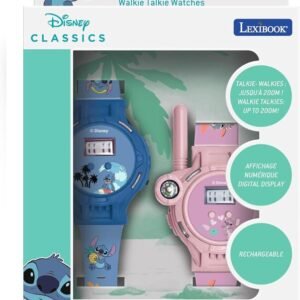 Reloj walkie talkie Stitch Disney
