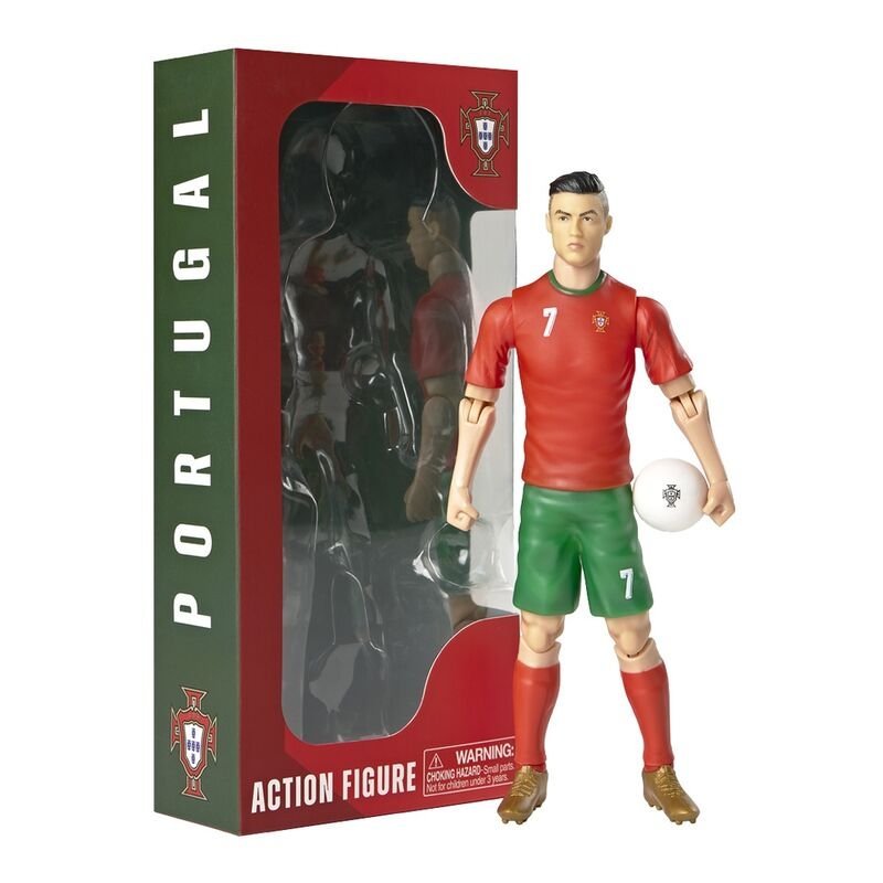 Figura Action Cristiano Ronaldo Portugal 20cm - Imagen 6