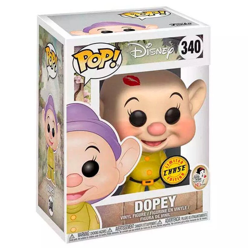 Figura POP Disney Blancanieves y los Siete Enanitos Mudito Chase - Imagen 2