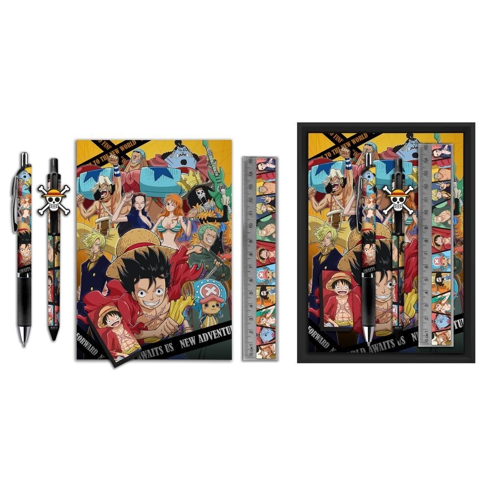 Estuche papeleria One Piece 5pzs - Imagen 2