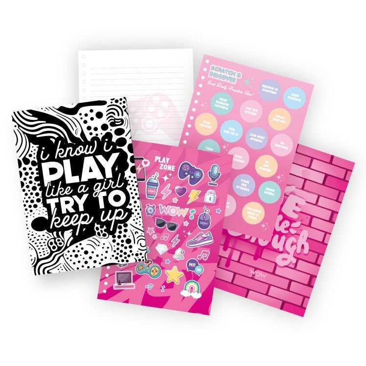 Cuaderno A5 Gamer Valentina Wow Generation - Imagen 2