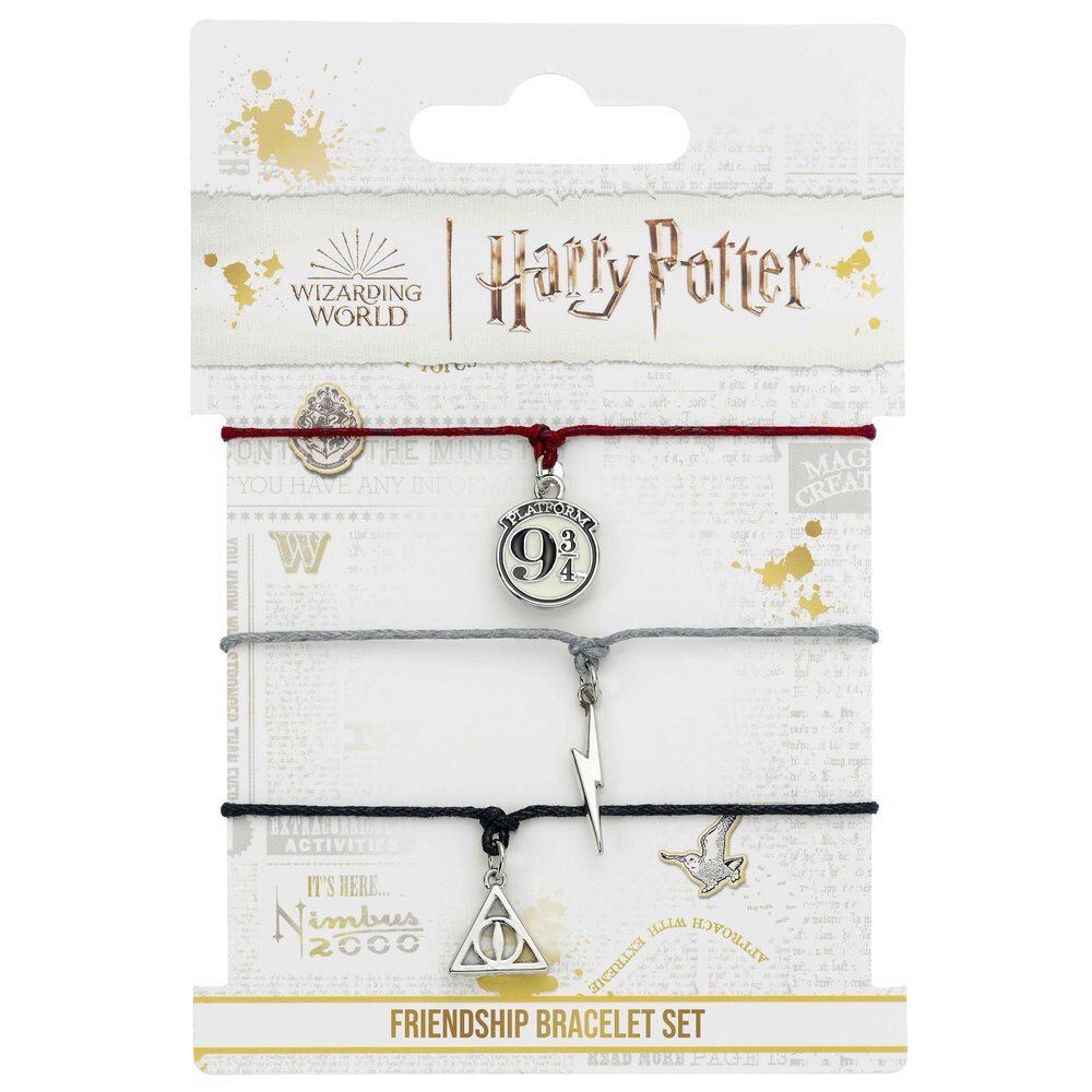 Set 3 pulseras Amistad Reliquias de la Muerte Harry Potter - Imagen 2