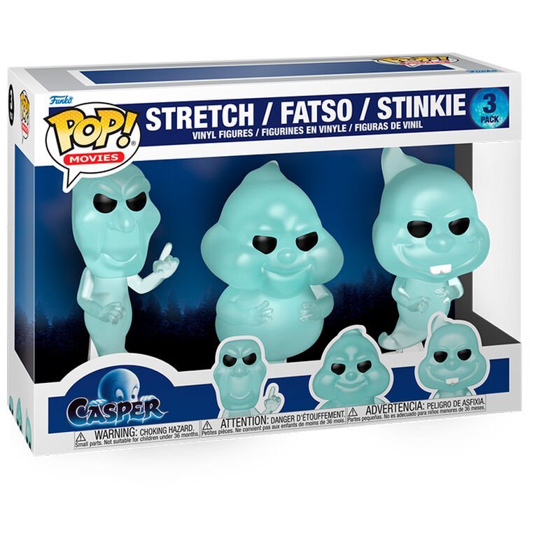 Blister 3 figuras POP Casper Ghostly Trio - Imagen 2