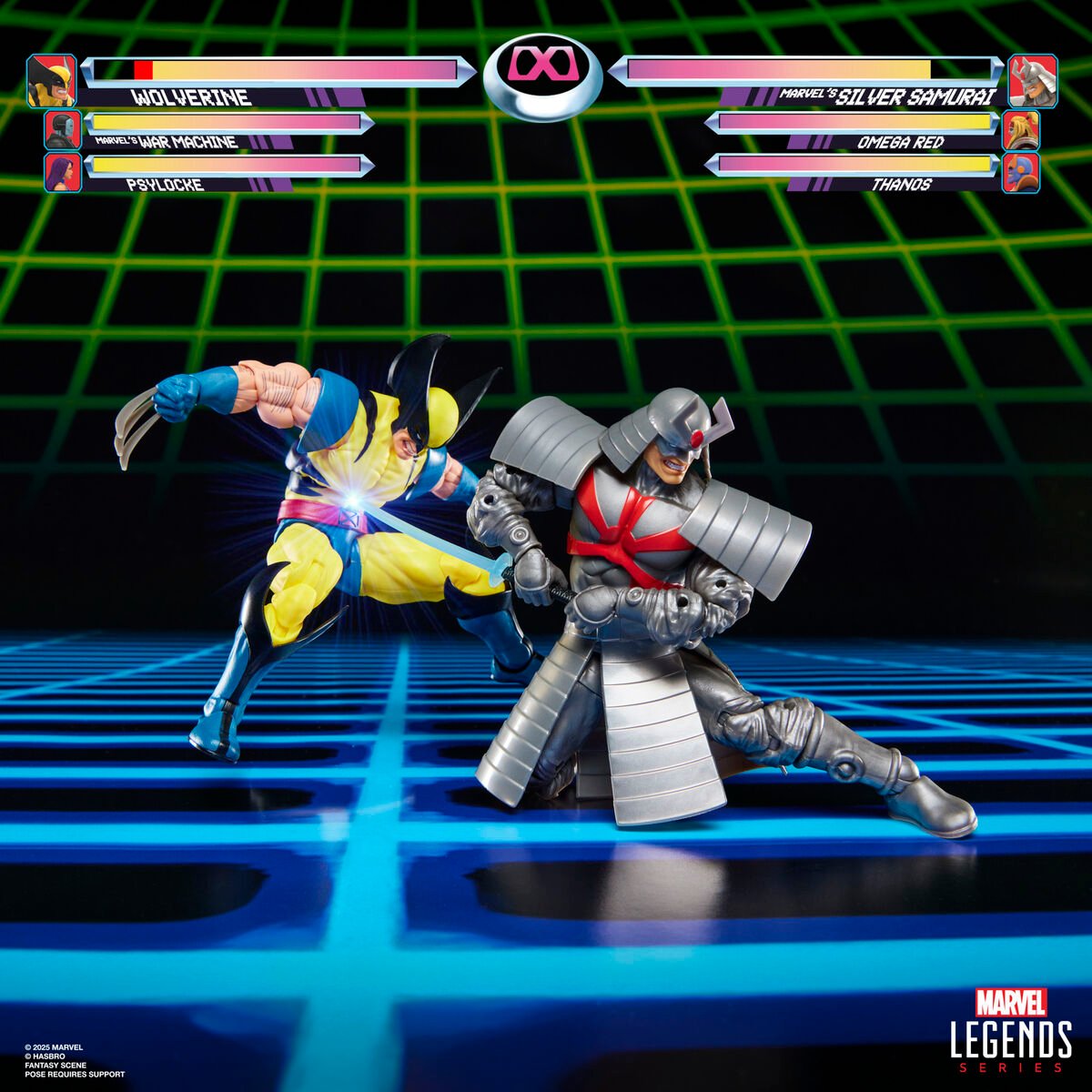 Blister 2 figuras Wolverine & Silver Samurai Gameverse Marvel Legends 15cm