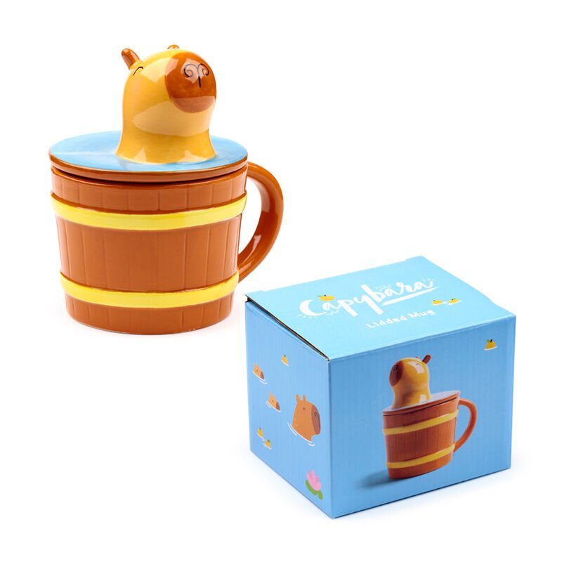 Taza Con Tapa Capibara - Imagen 2