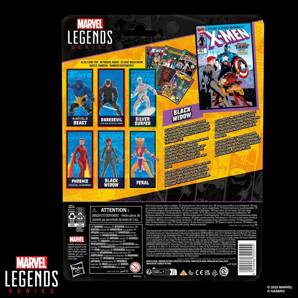 Figura Viuda Negra Black Widow Marvel Legends Series 15cm - Imagen 12