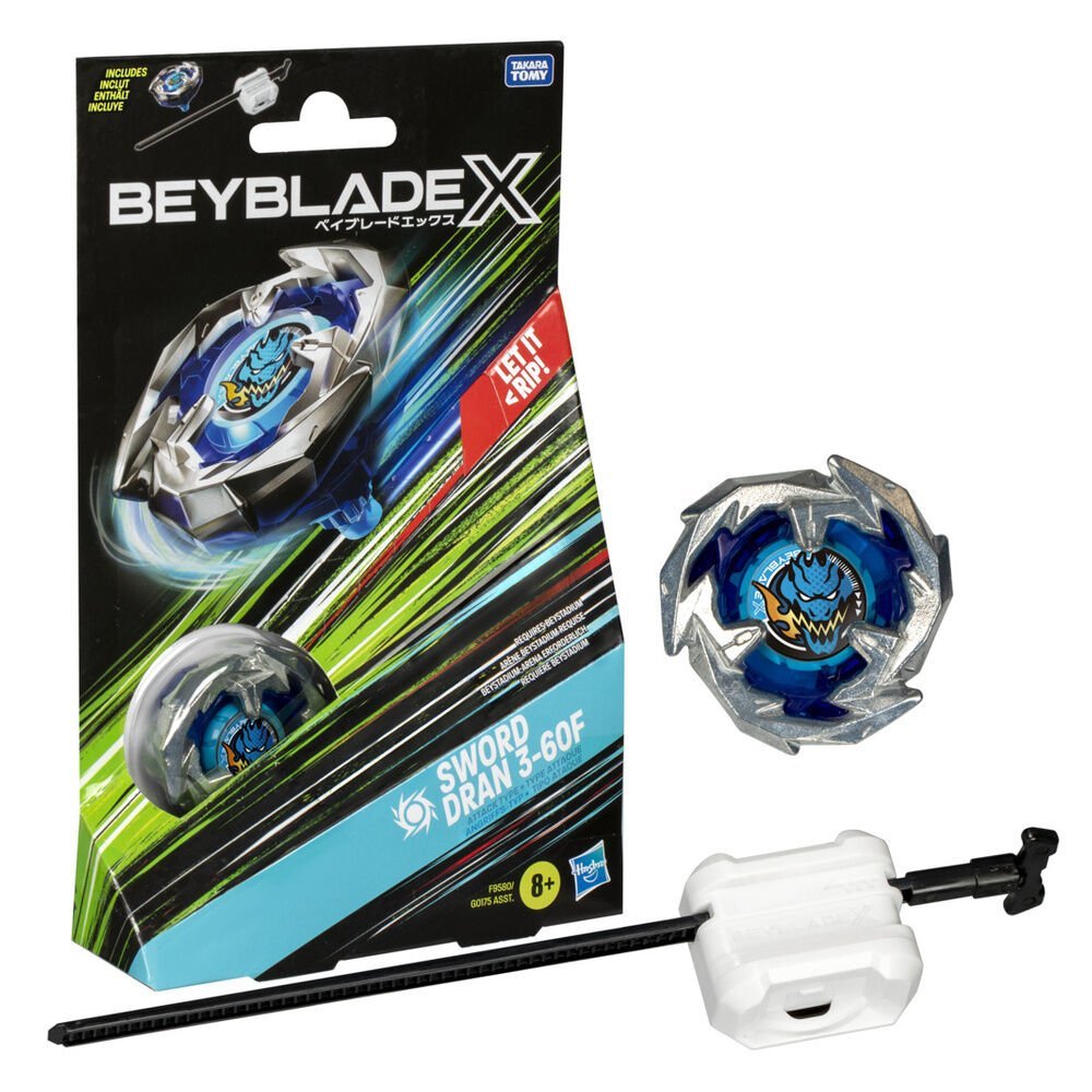 Juego Kit Inicial Sword Dran 3-60F Beyblade X surtido - Imagen 4