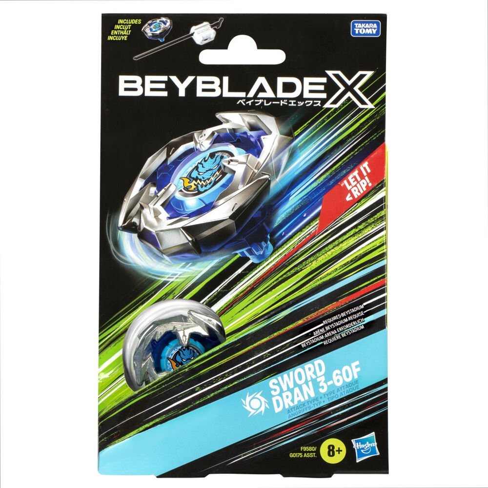 Juego Kit Inicial Sword Dran 3-60F Beyblade X surtido - Imagen 5