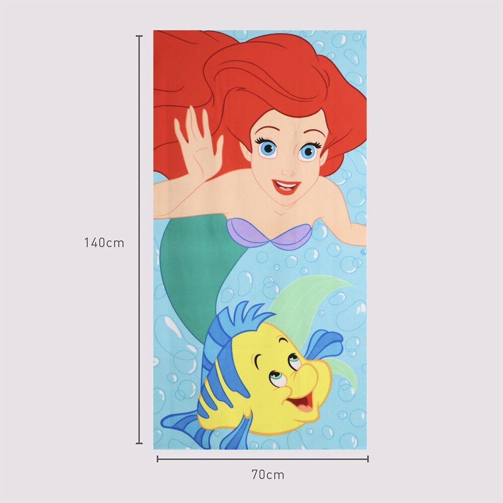 Toalla Ariel La Sirenita Disney microfibra - Imagen 3