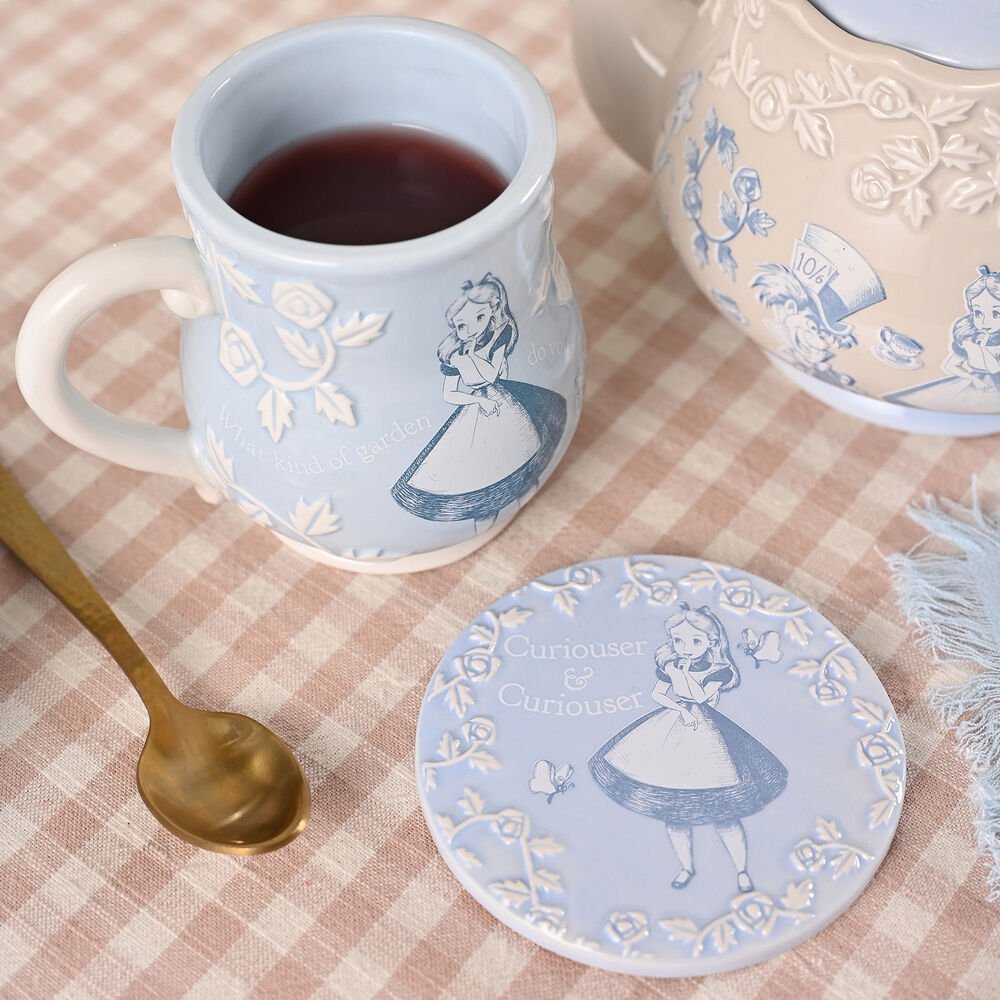 Set 4 posavasos Alicia en el Pais de las Maravillas Disney - Imagen 7