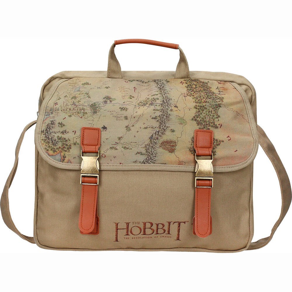 Bolso bandolera tela Mapa Hobbit - Imagen 3