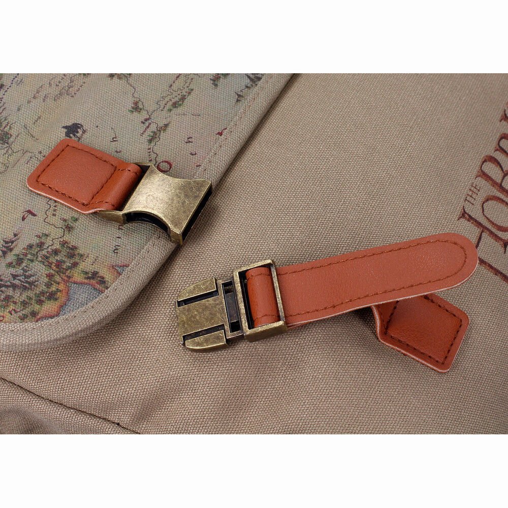 Bolso bandolera tela Mapa Hobbit - Imagen 4