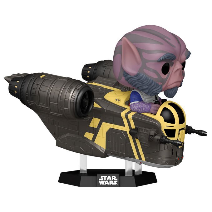 Figura POP Rides Deluxe Star Wars Mandalorian & Grogu Zeb Orrelios in the Razor Crest - Imagen 2