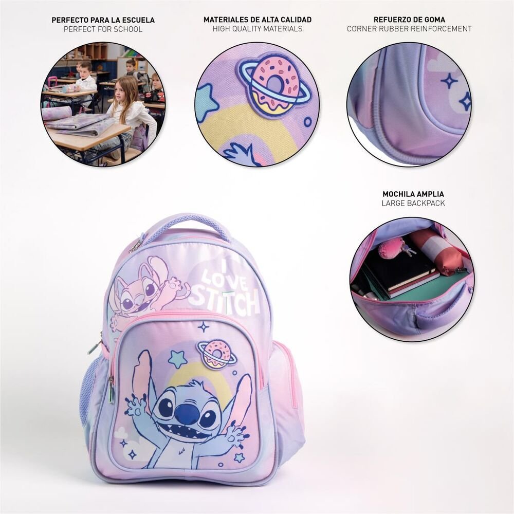Mochila Stitch Disney 42cm - Imagen 3