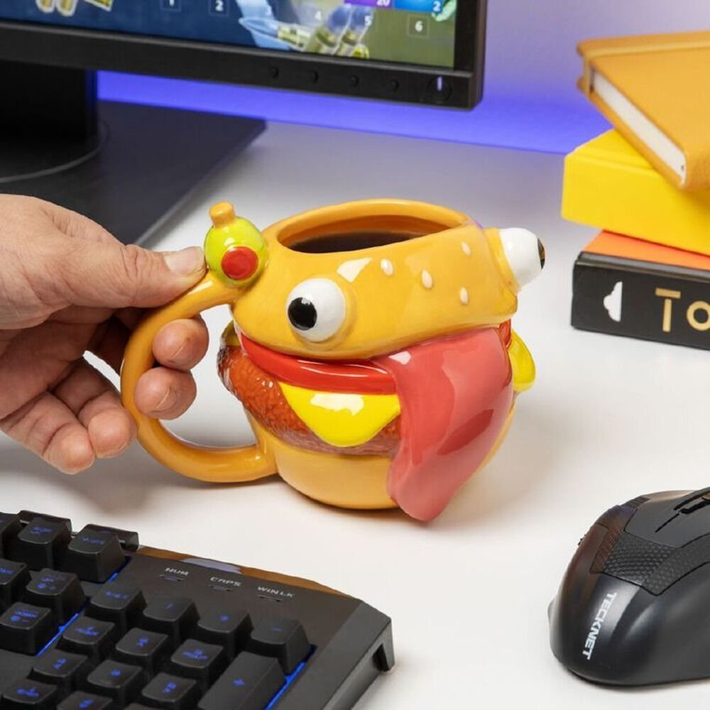 Taza 3D Durrr Burguer Fortnite 450ml - Imagen 3