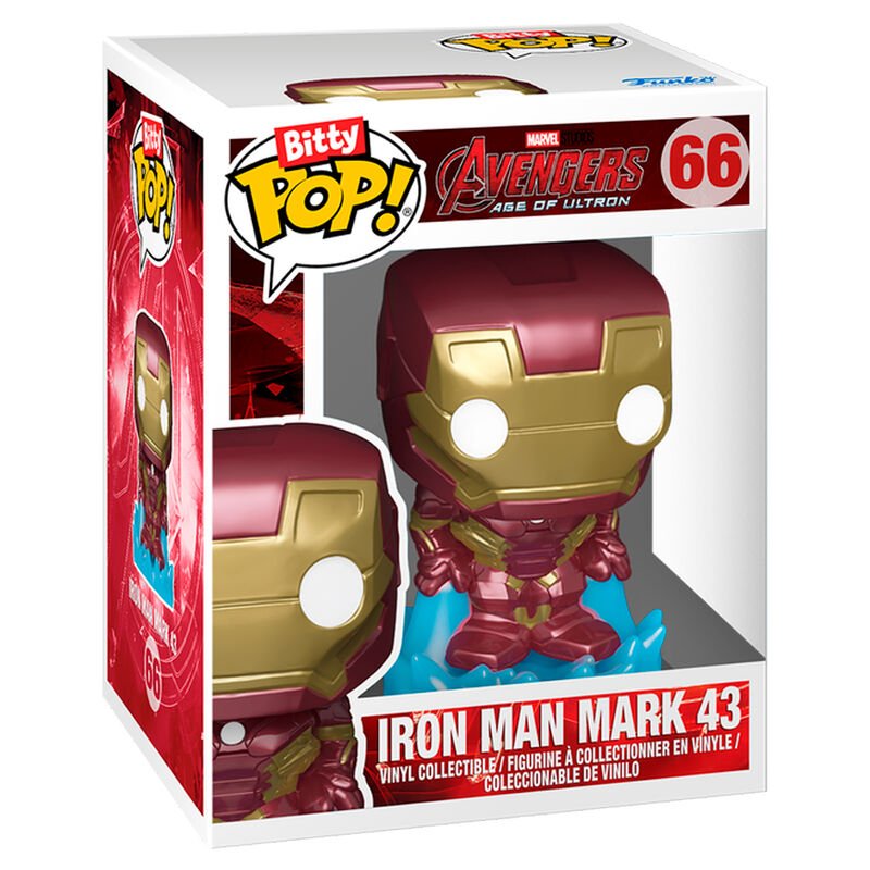 Figura Bitty Bots Marvel Infinity Saga Hulkbuster with Iron Man - Imagen 4