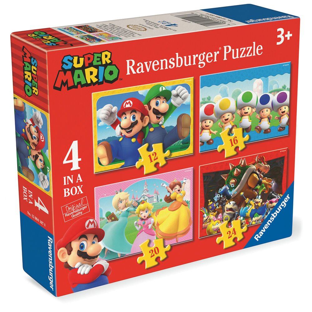Puzzle Super Mario Bros 12-16-20-24pzs - Imagen 2