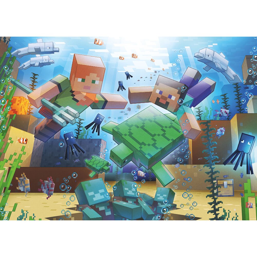 Puzzle Minecraft 1000pzs - Imagen 2