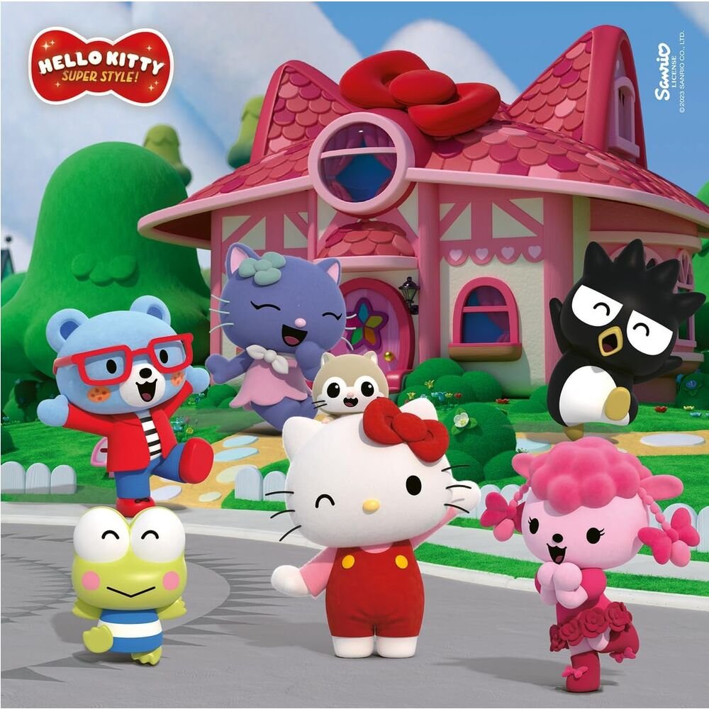 Puzzle Hello Kitty - Hello Kitty and Friends 3x49pzs - Imagen 2