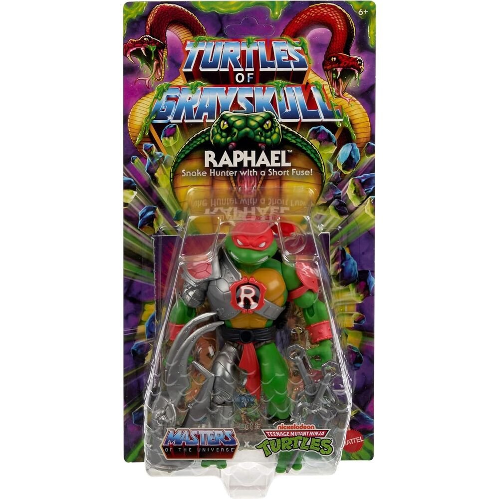 Figura Raphael Turtles of Grayskull Masters of the Universe 14cm - Imagen 3