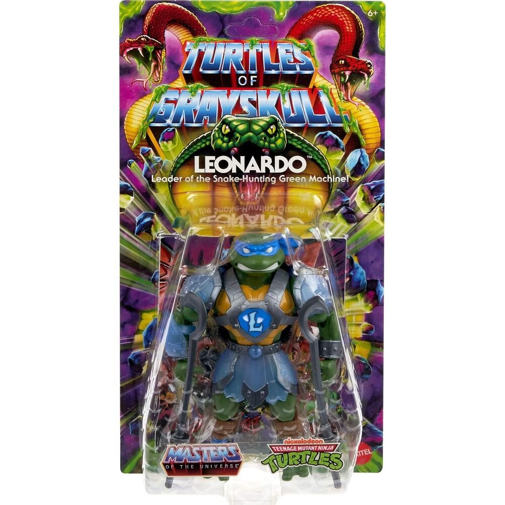Figura Leonardo Turtles of Grayskull Masters of the Universe 14cm - Imagen 4