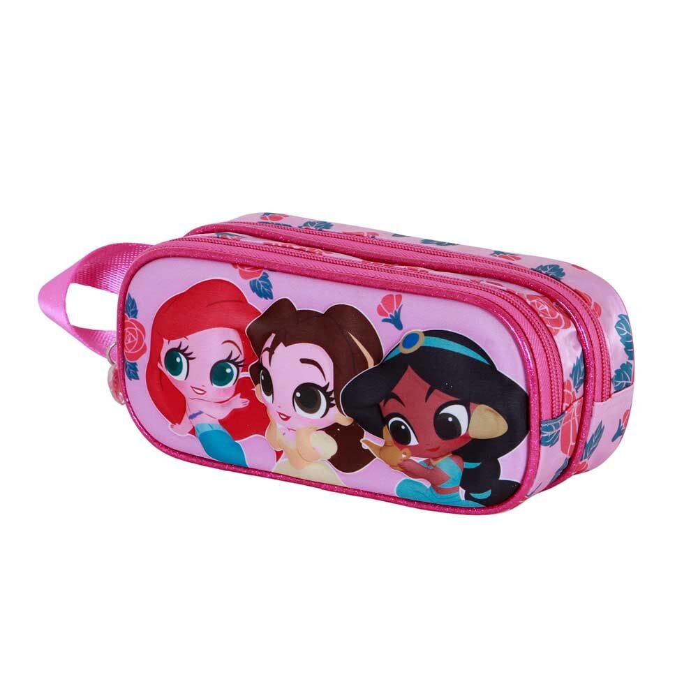 Portatodo 3D Flowers Princesas Disney doble - Imagen 2