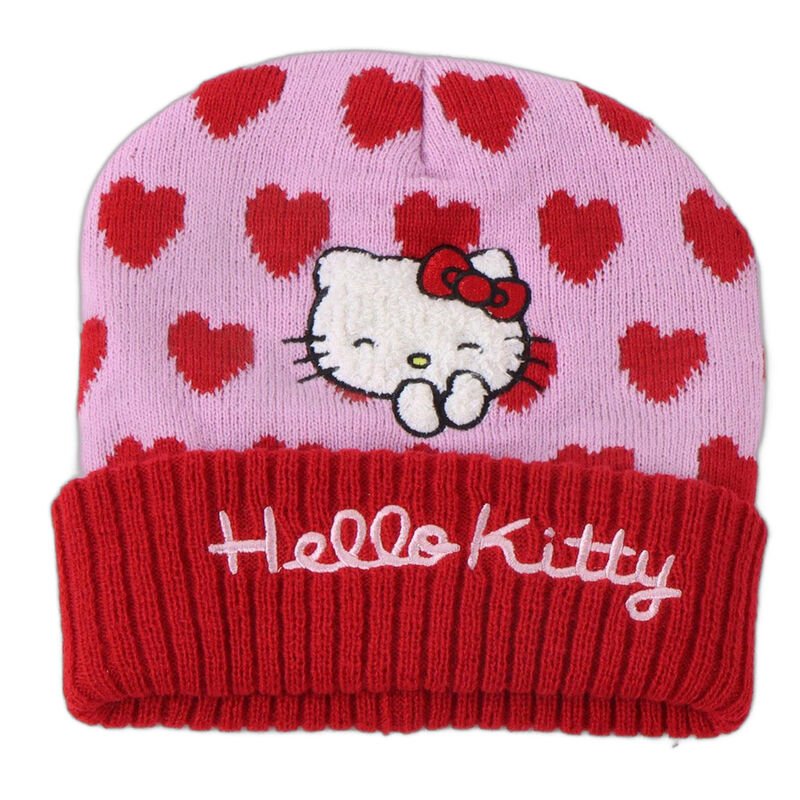 Conjunto gorro guantes bufanda Hello Kitty - Imagen 2