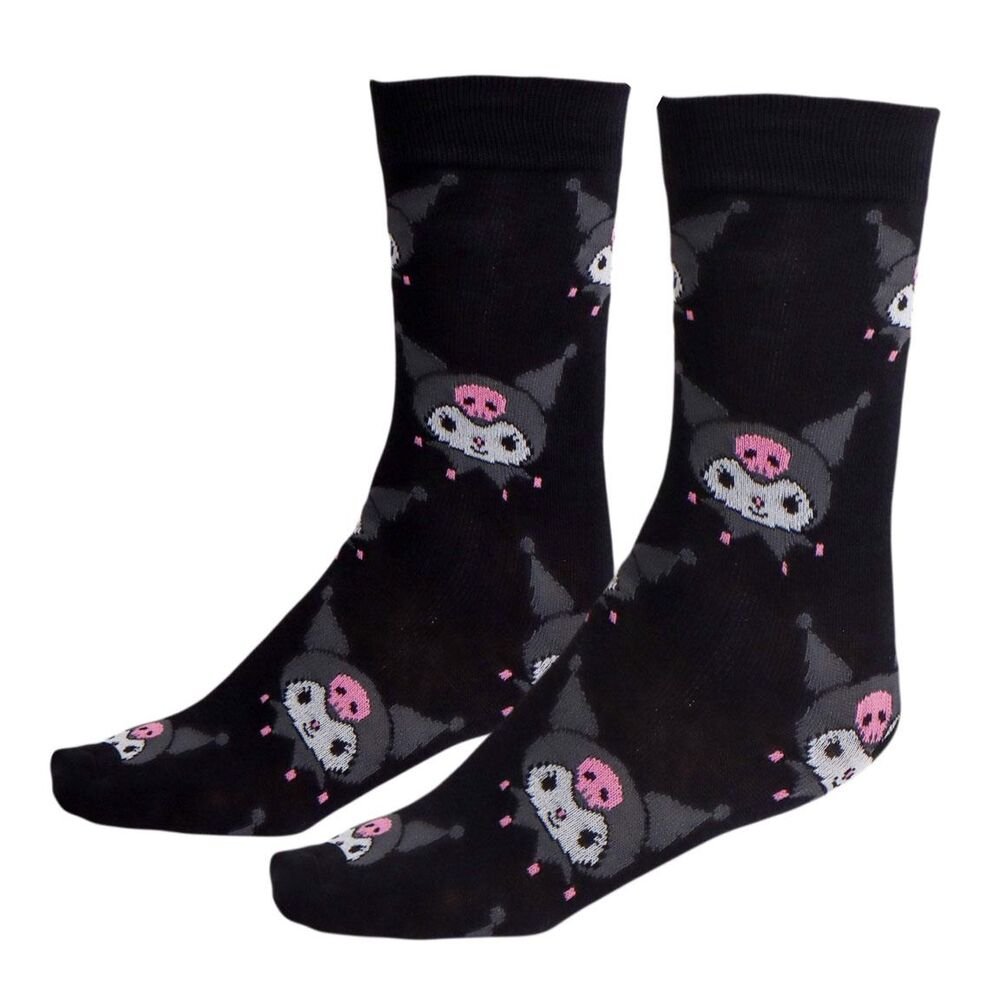 Set 3 calcetines Kuromi Hello Kitty adulto - Imagen 4