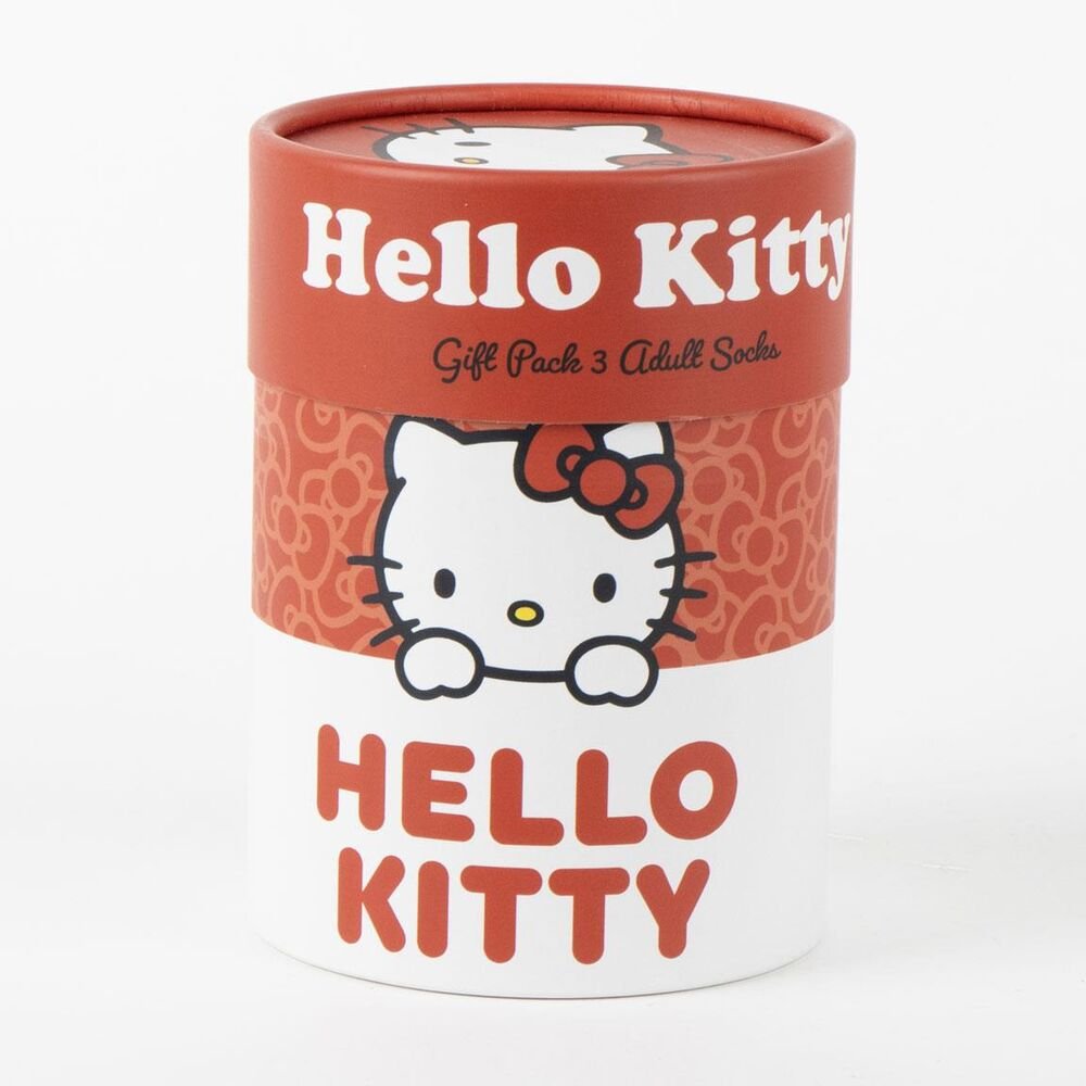 Set 3 calcetines Hello Kitty adulto - Imagen 2