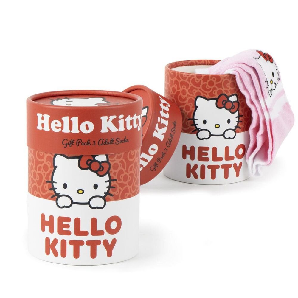 Set 3 calcetines Hello Kitty adulto - Imagen 6