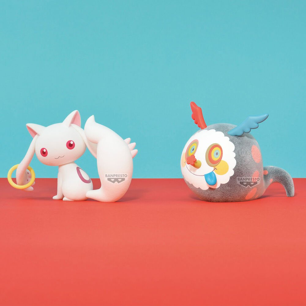 Figura Kyubey Fluffy Puffy Puella Magi Madoka Magica the Movie Rebellion 12cm - Imagen 2