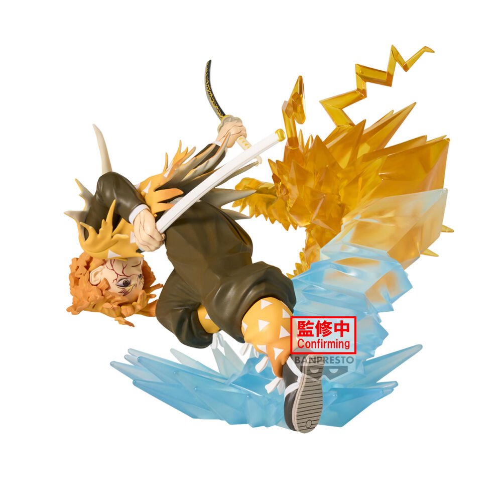 Figura Zenitsu Agatsuma Vibration Stars Demon Slayer Kimetsu no Yaiba 12cm - Imagen 2