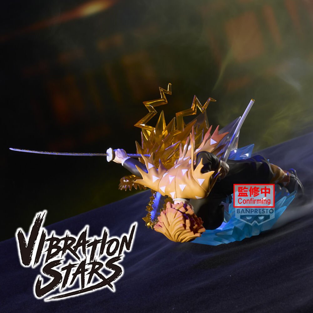 Figura Zenitsu Agatsuma Vibration Stars Demon Slayer Kimetsu no Yaiba 12cm - Imagen 3