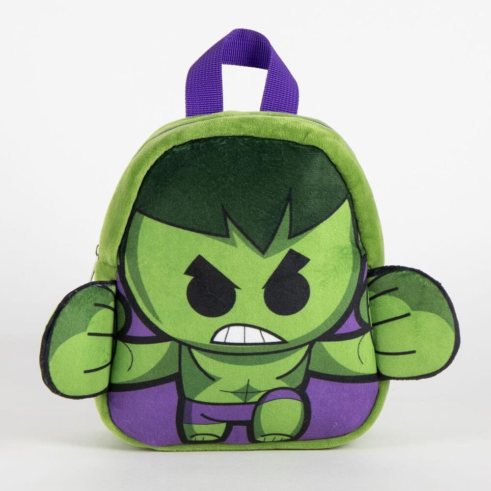 Mochila peluche Hulk Marvel 22cm - Imagen 2