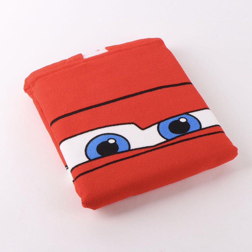 Poncho toalla Cars Disney microfibra - Imagen 2