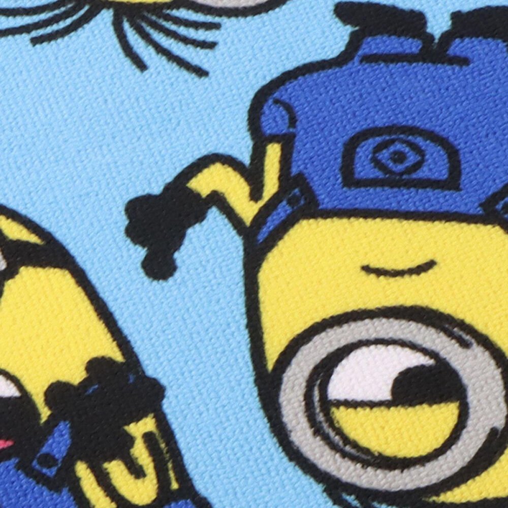 Poncho toalla Minions microfibra - Imagen 4
