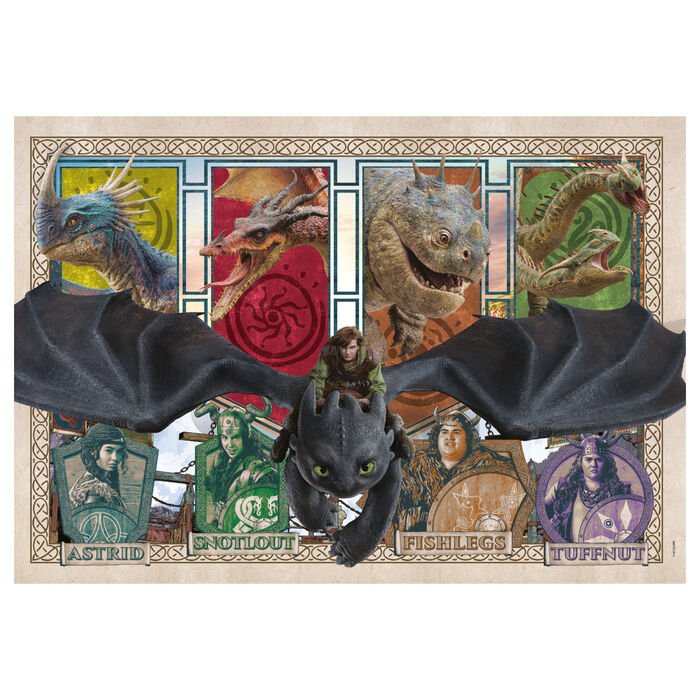 Puzzle Como Entrenar a tu Dragon 300pzs - Imagen 2