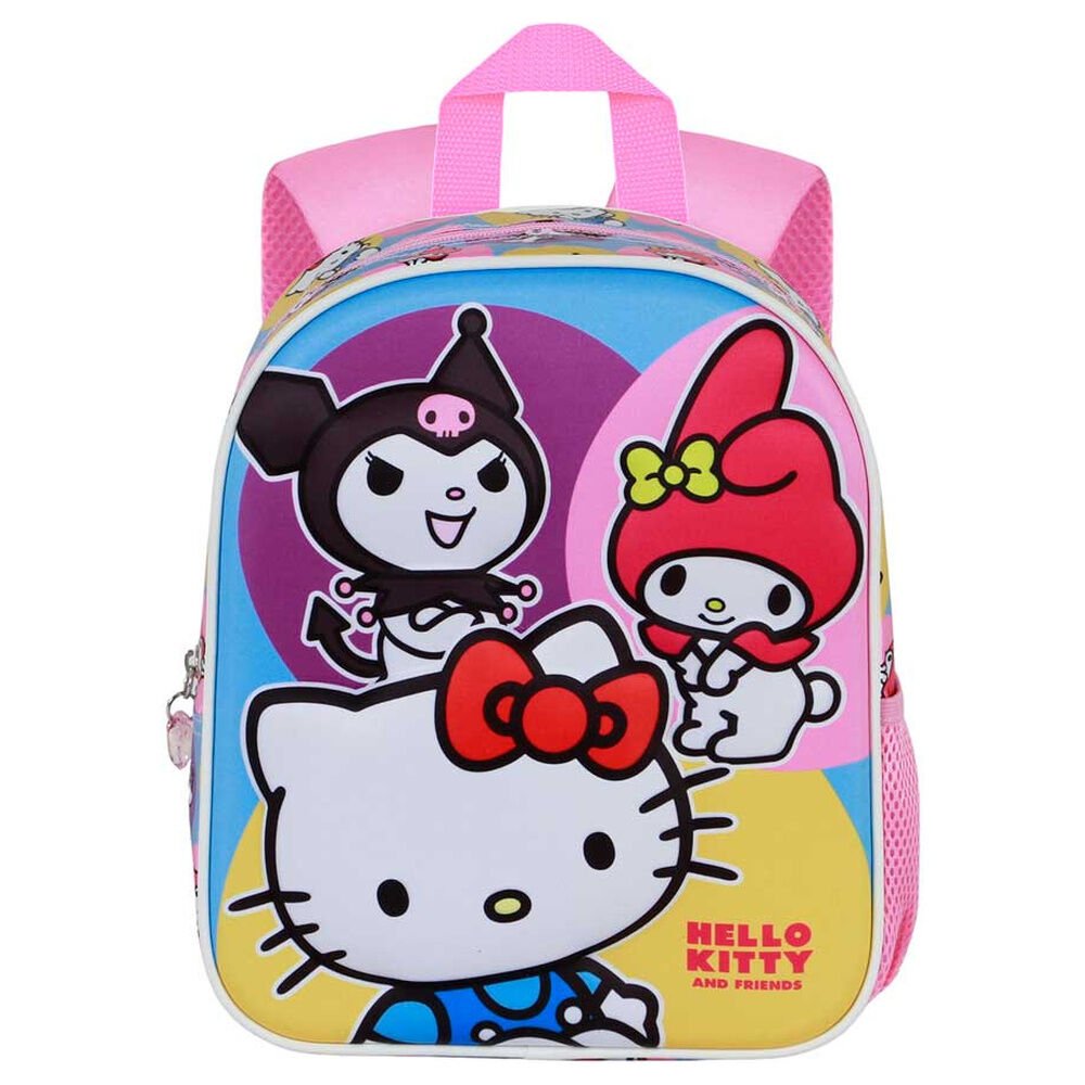 Mochila 3D Happy Hello Kitty and Friends 30cm - Imagen 2