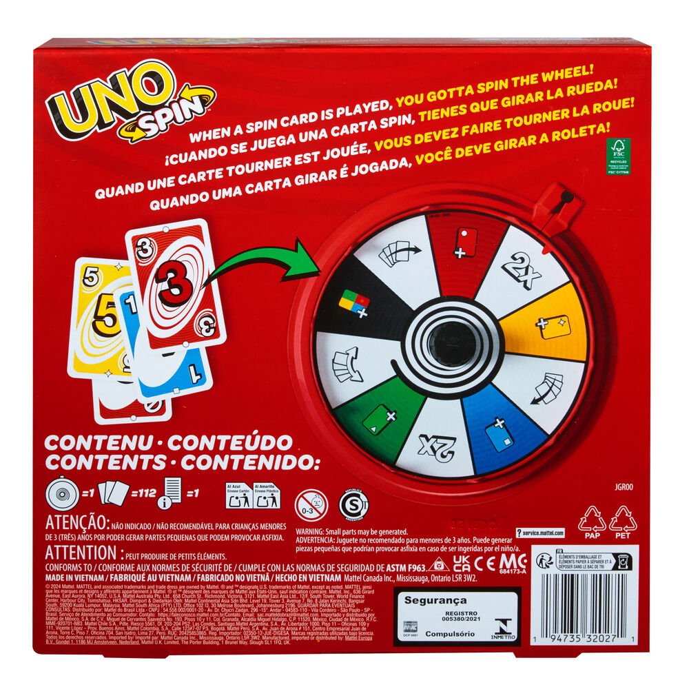 Juego cartas UNO Spin - Imagen 2