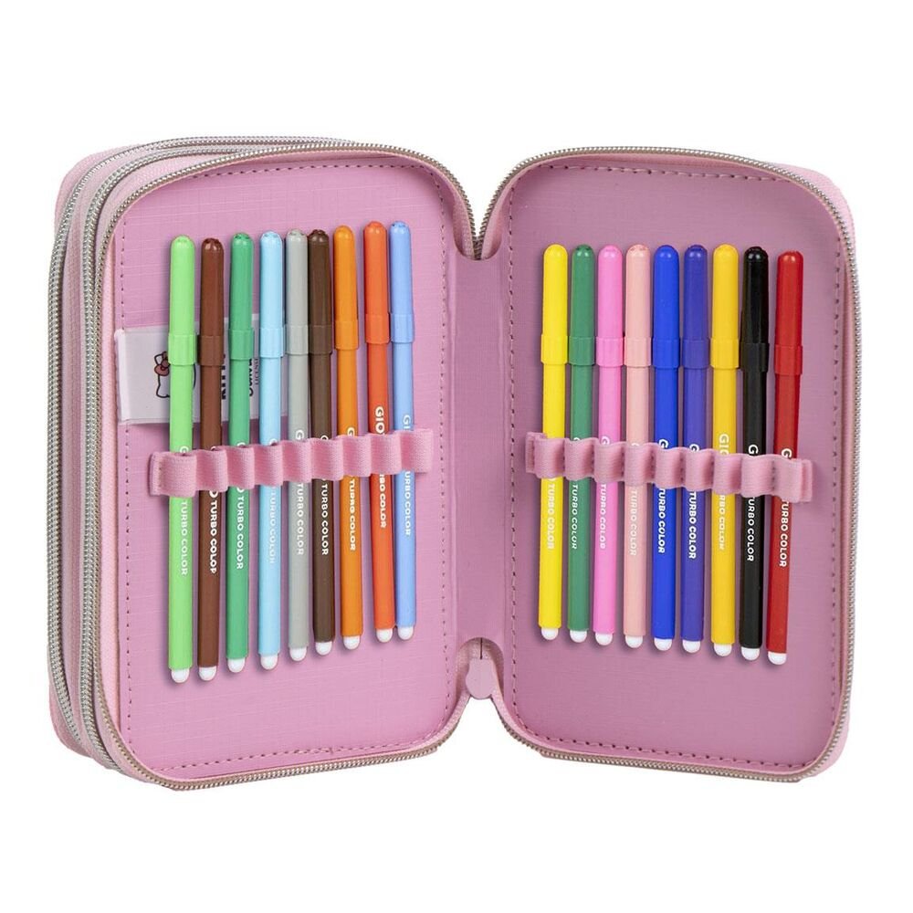 Plumier Hello Kitty triple - Imagen 3