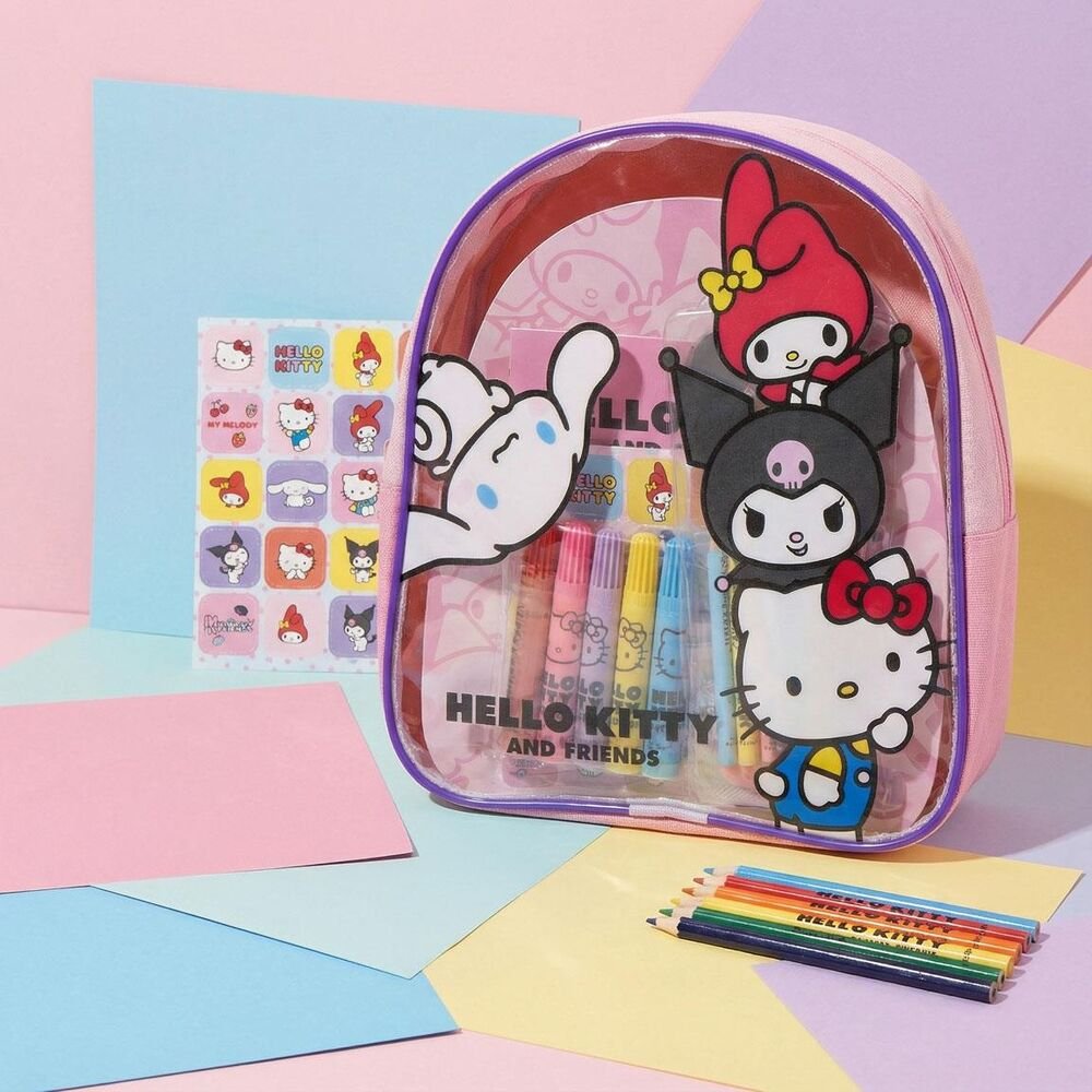 Set papeleria mochila Hello Kitty and Friends - Imagen 3
