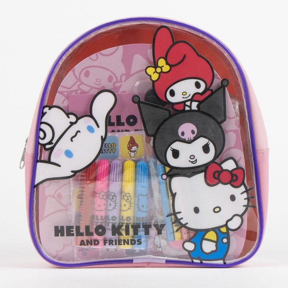 Set papeleria mochila Hello Kitty and Friends - Imagen 2
